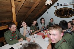 Wigilijka kadry hufca w Czyżowicach 2014